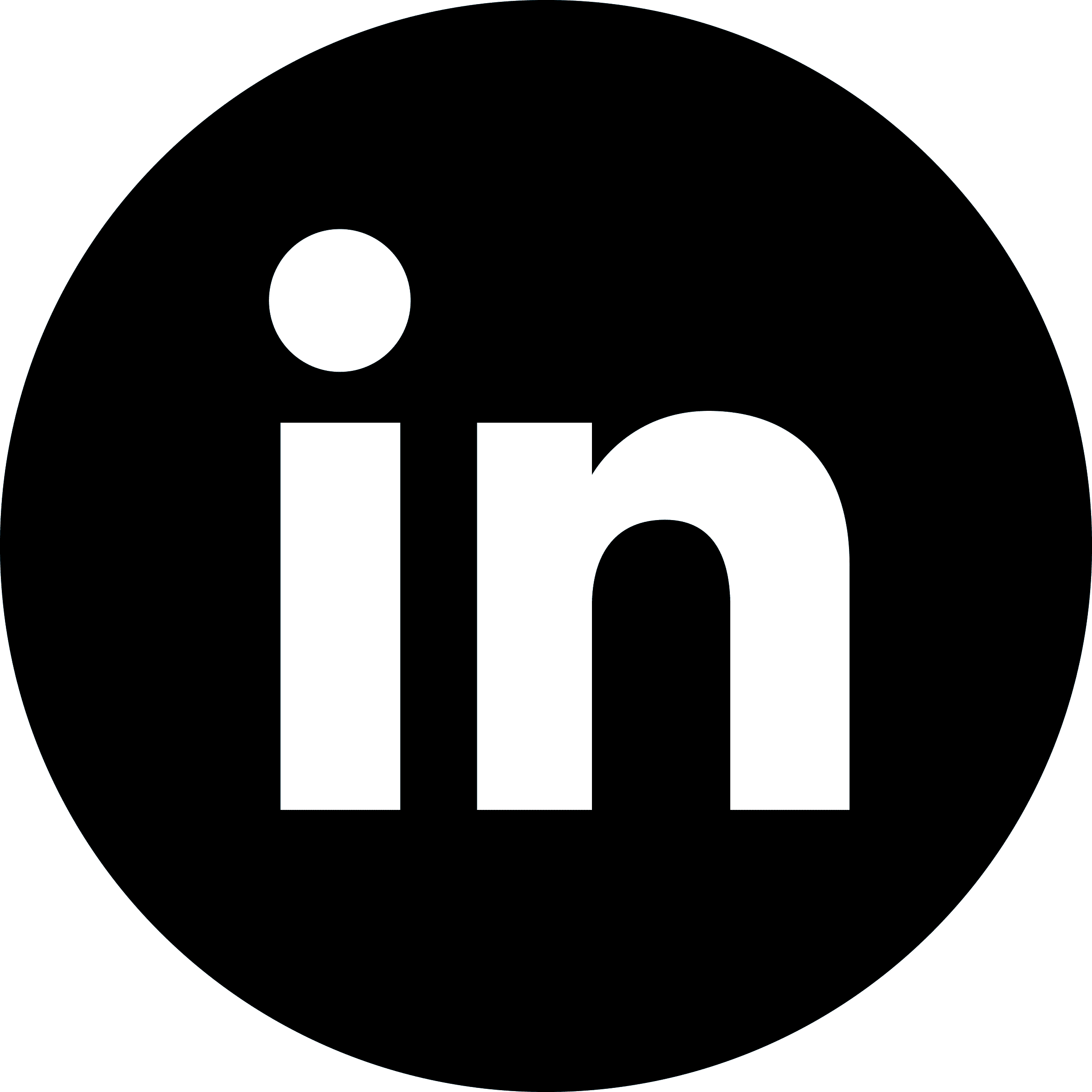 LinkedIn Logo Black